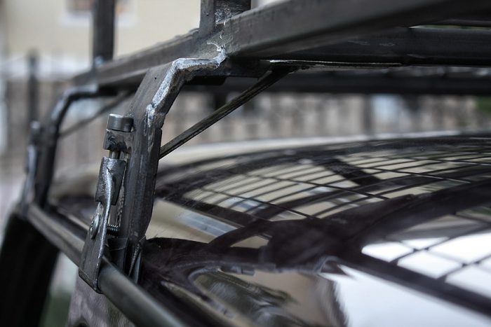Багажник Соболь, Газель с боковым ограждением с сеткой на водостоки (комплект из 2 багажников)