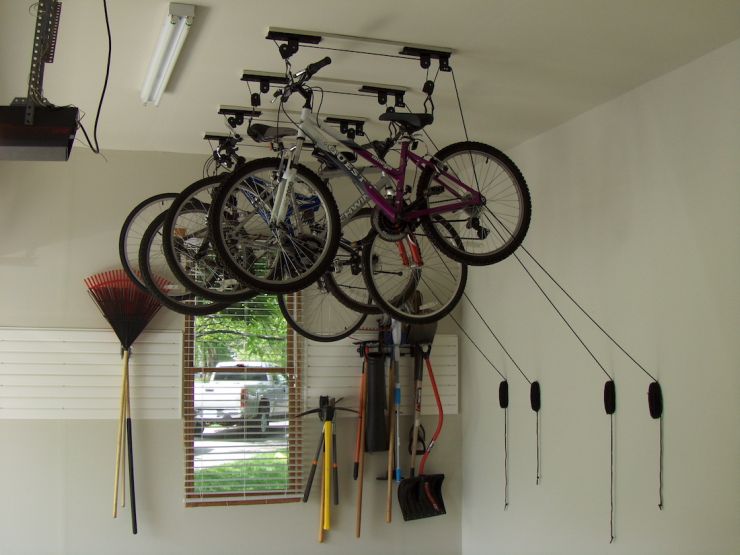 велосипед хранение