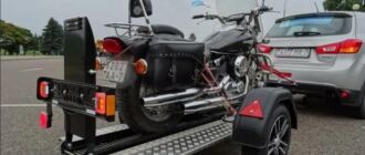 Какие бывают прицепы для мотоциклов, как правильно перевозить скутер