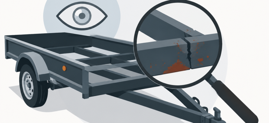 Как определить скрытые повреждения рамы прицепа при регулярном осмотре