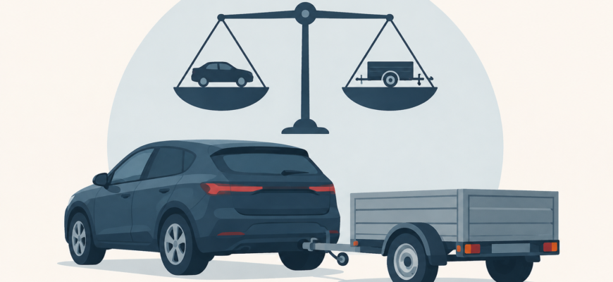 Как подобрать прицеп по допустимой массе для легкового автомобиля